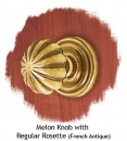 Melon-Knob-with-Regular-Rosette