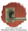 Art-Crafts-Lever-with-Rectangular-Rosette